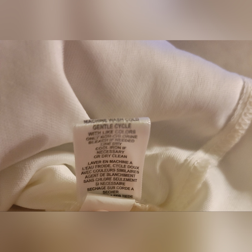 Flint And Moss White And Rust Striped Skirt - image 3